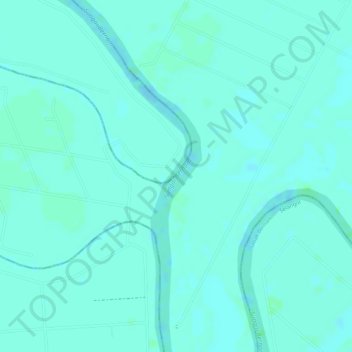 Bernam River topographic map, elevation, terrain