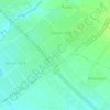 Park 10 in C-Block of Aerocity topographic map, elevation, terrain