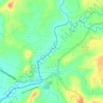 Palico River topographic map, elevation, terrain