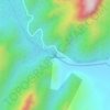 Barragem de Pindobaçu topographic map, elevation, terrain