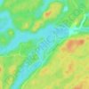 Horseshoe Lake topographic map, elevation, terrain