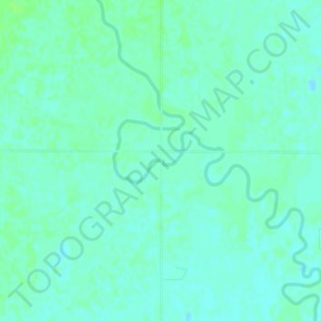 Moccasin Creek topographic map, elevation, terrain