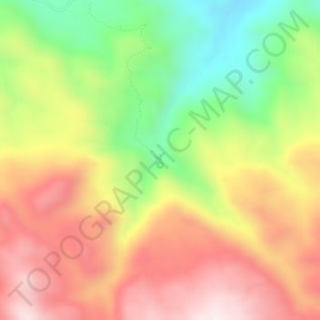 Fortynine Palms Oasis topographic map, elevation, terrain