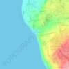 Balneario Crash Boat topographic map, elevation, terrain