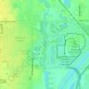 Sedgwick County Park topographic map, elevation, terrain
