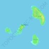 Maria Islands topographic map, elevation, terrain
