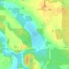 Shutte Lake topographic map, elevation, terrain