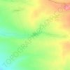 Vodiane topographic map, elevation, terrain