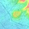 Punchbowl Crater topographic map, elevation, terrain