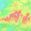 Black Mountain topographic map, elevation, terrain