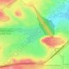 Bear Creek Lake topographic map, elevation, terrain