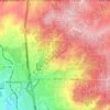 Woodmoor topographic map, elevation, terrain