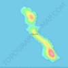 Pulau Aceh topographic map, elevation, terrain