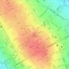 Praça dos Eucaliptos topographic map, elevation, terrain