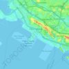 Queenstown topographic map, elevation, terrain