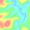 Aldeia Sucupira topographic map, elevation, terrain