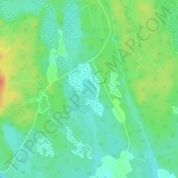 Carroll Lake topographic map, elevation, terrain