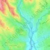 Monte Público Granja y Molino de la Hoz topographic map, elevation, terrain