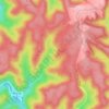 Coffin Ridge topographic map, elevation, terrain