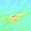Serra Rajada topographic map, elevation, terrain