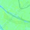 Oued Sebou topographic map, elevation, terrain