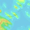 Badgerow Island topographic map, elevation, terrain