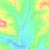 Horse Creek topographic map, elevation, terrain