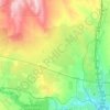 Pueblo West topographic map, elevation, terrain