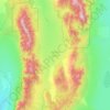 Steptoe Valley topographic map, elevation, terrain