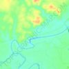 Mallig River topographic map, elevation, terrain