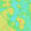 Racoon Island topographic map, elevation, terrain