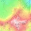 Glacier Supérieur d'Arsine topographic map, elevation, terrain