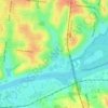 Shelby Park topographic map, elevation, terrain