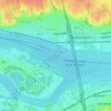 Mississippi River topographic map, elevation, terrain