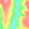 Pysarivka topographic map, elevation, terrain