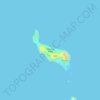 Camanga Island topographic map, elevation, terrain