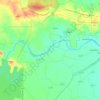 Kosasthalaiyar River topographic map, elevation, terrain