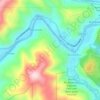 Monte Rio topographic map, elevation, terrain