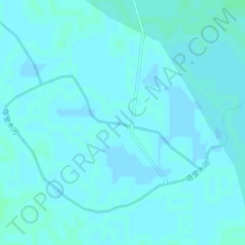 塔里木河 Tarim تارىم دەرياسى topographic map, elevation, terrain