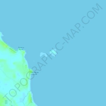 Dalawang Islands topographic map, elevation, terrain