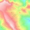 Challcha topographic map, elevation, terrain