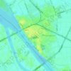 Desouk topographic map, elevation, terrain