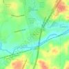 Rosegarden topographic map, elevation, terrain