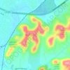 Jefferson Memorial Forest topographic map, elevation, terrain