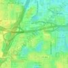 Pine Lake topographic map, elevation, terrain