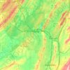 Helena topographic map, elevation, terrain