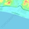 Playa Esterillos Este topographic map, elevation, terrain