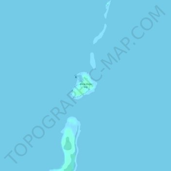 Boca Chita Key topographic map, elevation, terrain