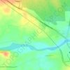 Odanthurai topographic map, elevation, terrain