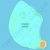 Chowra Island topographic map, elevation, terrain